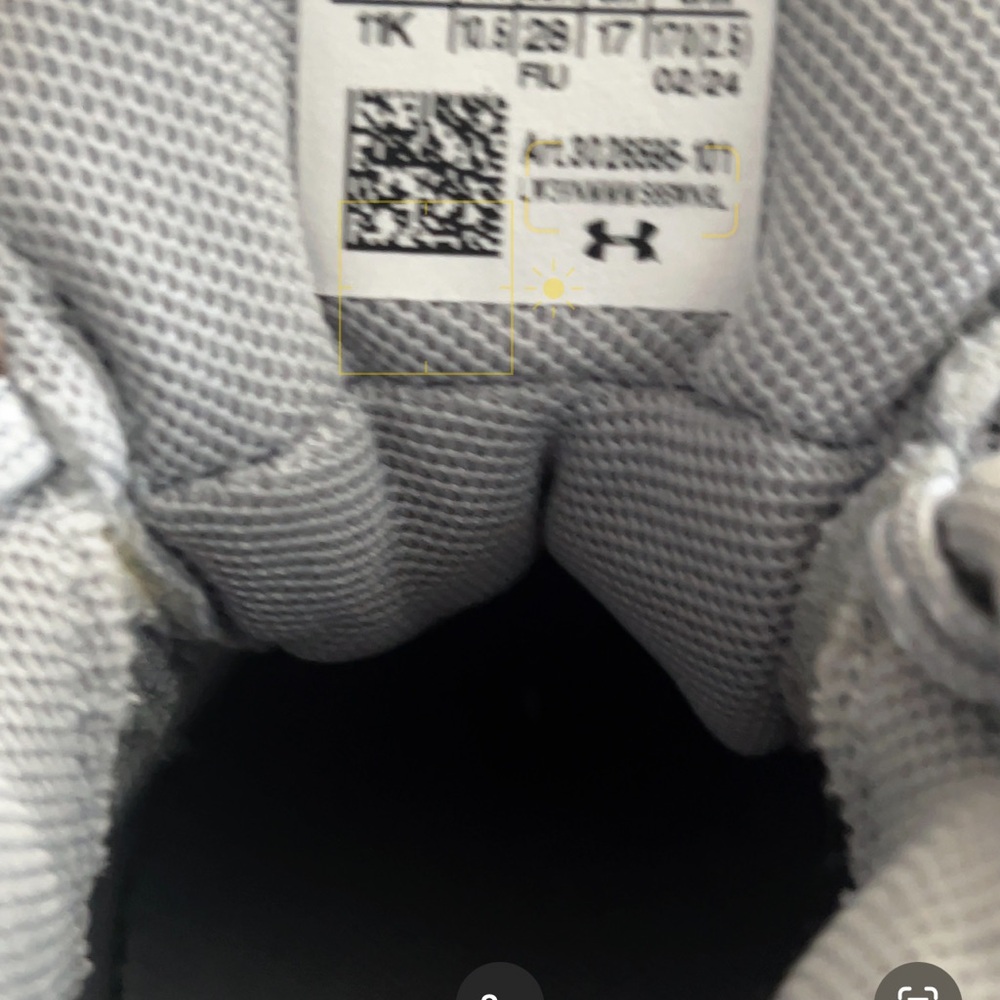 Under Armour Gray Kids Cleats Baseball - Picture 12 of 13